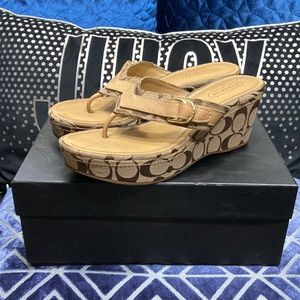 COACH wedges shoes